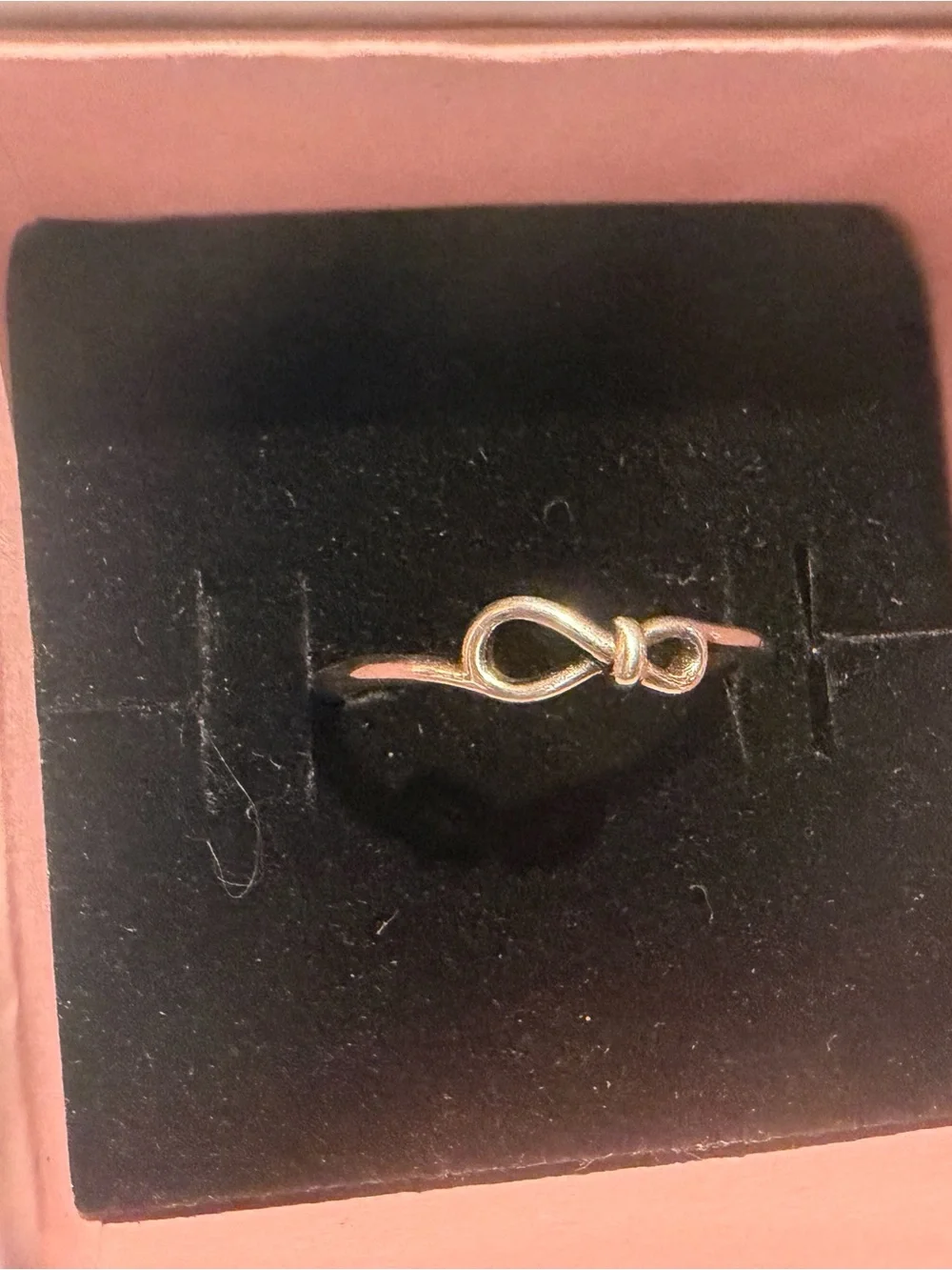 Pandora Silver Infinity Knot Ring